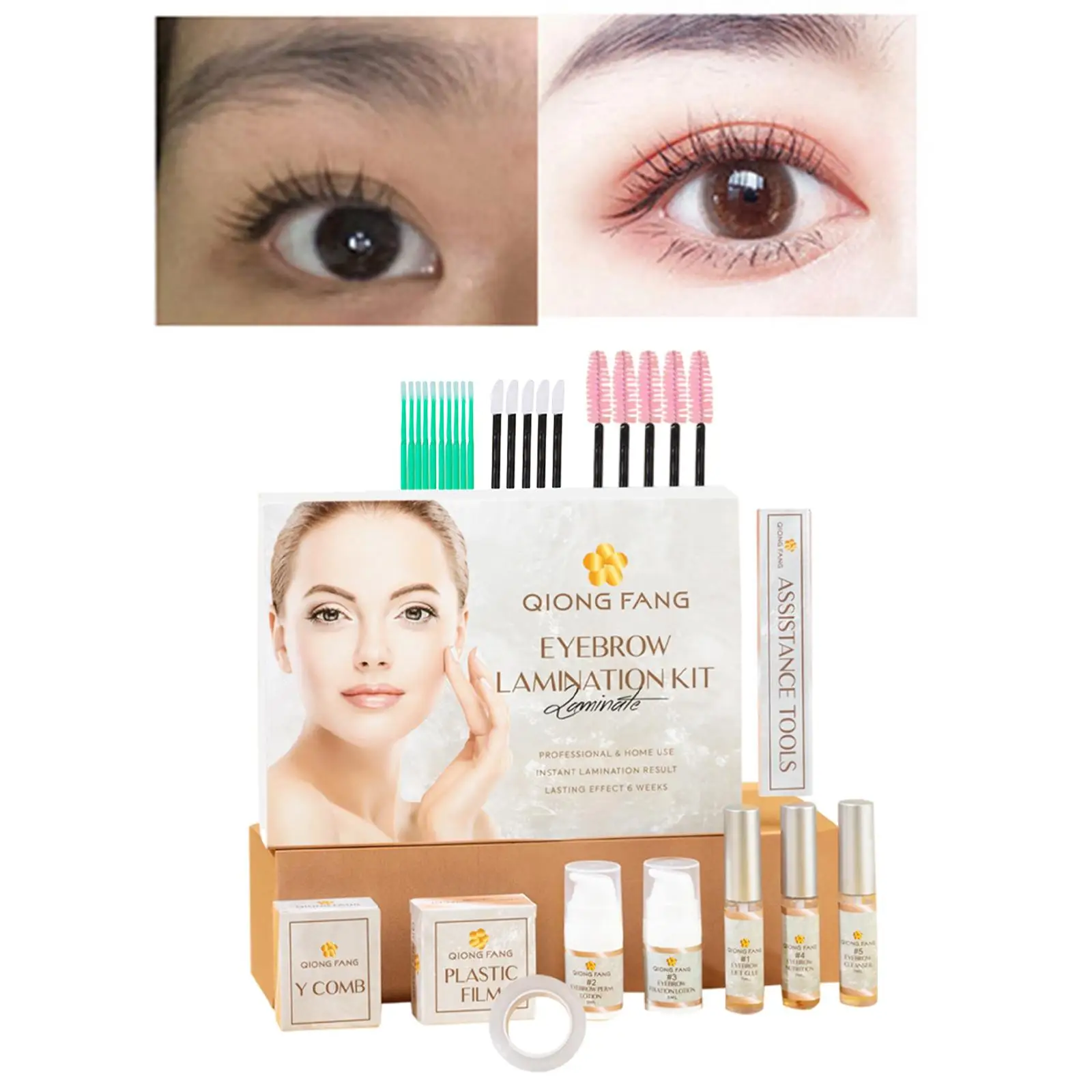 Eyelash Brow Lift Lamination Kit Instant Eyebrows Professional for Home Use