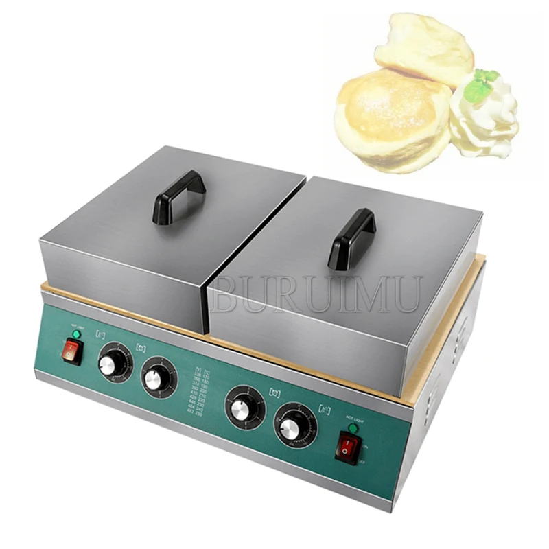 Souffle Maker Souffle Machine 2600W Double Plates Fluffy Japanese Souffle Pancakes Maker Fluffy Pancake Schwa Machine