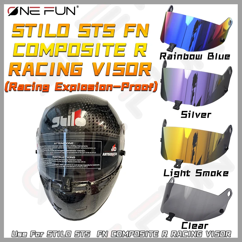 

Photochromic Motorcycle Helmet Visor for Stilo ST5 FNR HD Clear Day Night Use Anti Fog Lens Rally Racing Karting Anti