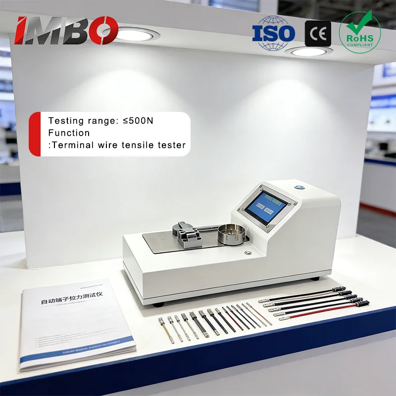 

IBMO automatic crimping terminal tensile tester for testing terminal tensile strength is suitable for all types of terminals