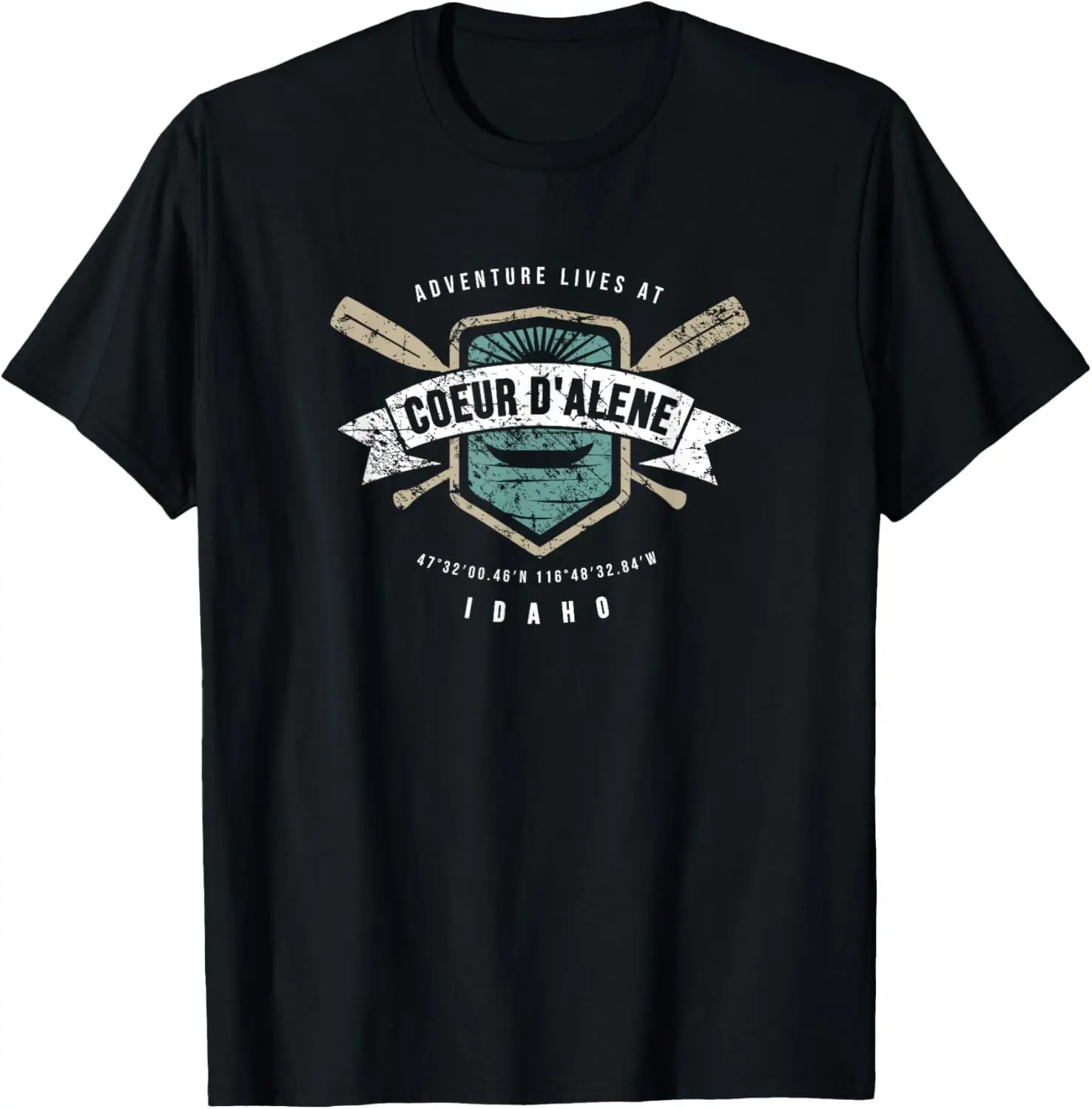 

Coeur d'Alene Lake Idaho Shirt, Fishing Boating Camping Gift