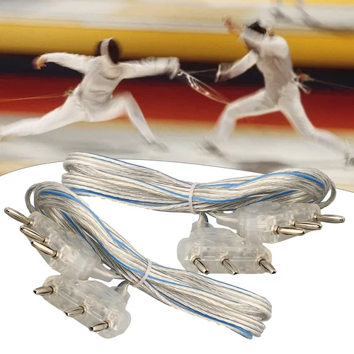Imagen 2 del producto 2 uds. Cuerpo de esgrima, cuerdas de cuerpo Epee, alambre de esgrima, protector facial, cable de esgrima, cable de cuerpo Epee N E W