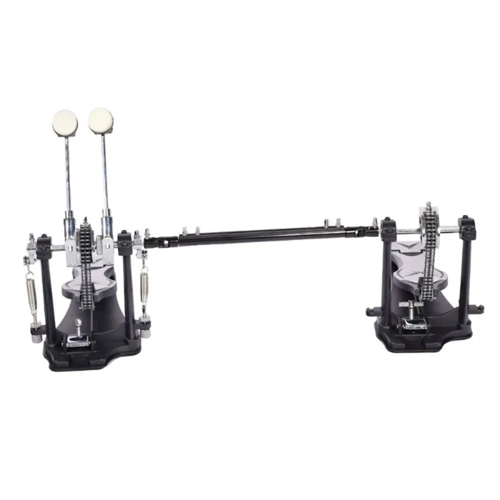 Professional Double Drum Pedal Practice Pad Kick Drums Guide Percussion Bass Drum Pedal Set Musical Accessories for Instruments