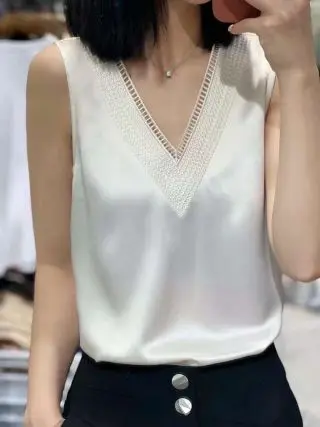 

2025 Women's Clothing Embroidered vest Spring Summer New 0509