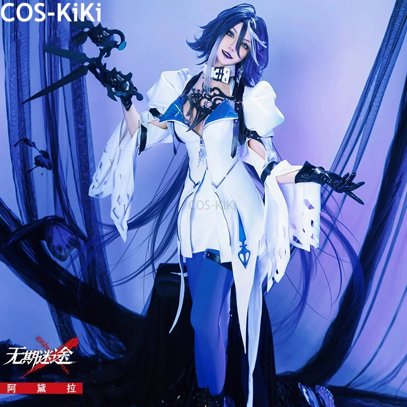 

COS-KiKi Anime Path To Nowhere Adela Dress Game Suit Leather Uniform Cosplay Costume Halloween Party Role Play Outfit Women