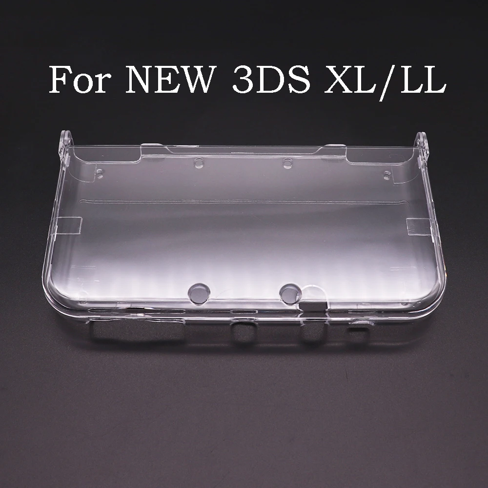 TingDong Số Lượng Lớn Nhựa Pha Lê Trong Suốt Bảo Vệ Cứng Da Ốp Lưng Nintendo 3DS/Mới 3DS / New 3DS XL LL Tay Cầm