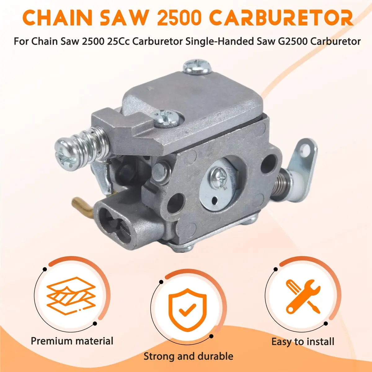 

Карбюратор (ABAB) для бензопилы 2500, карбюратор 25 куб. см, карбюратор для одноручной пилы G2500