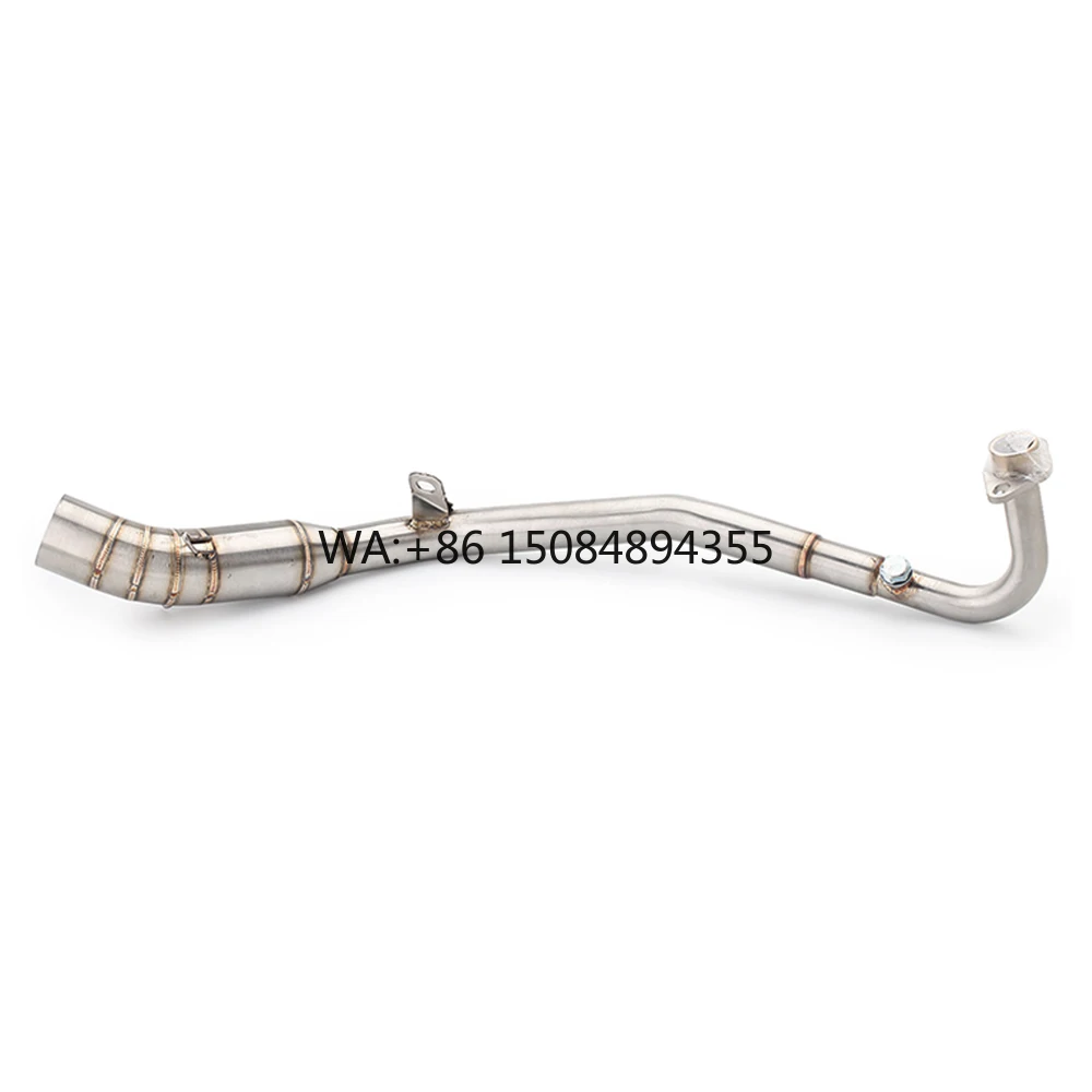 Motorcycle System Exhaust Escape Modify Stainless Steel Slip Z125 Z 125 Front Middle Link Pipe Muffler