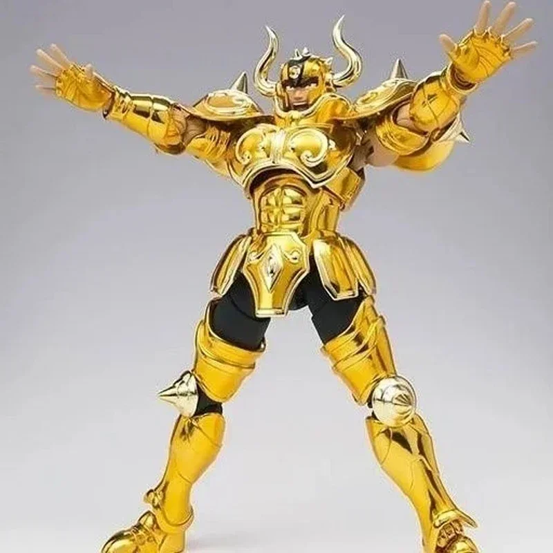 In Stock Mc Model Saint Seiya Myth Cloth Ex Taurus Aldebaran Gold Knights of The Zodiac Anime Action Figure PVC Metal Armor Toy