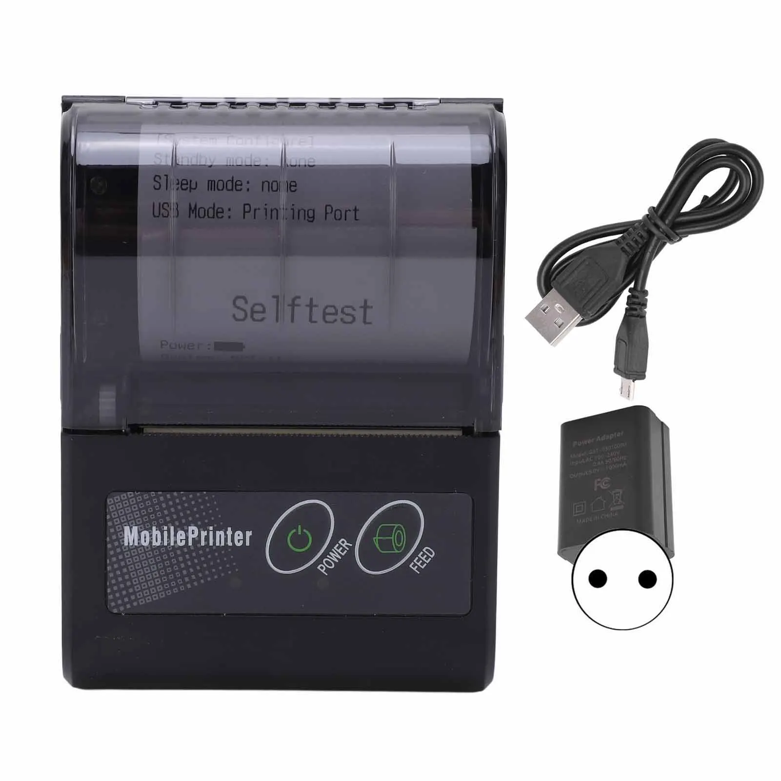 

Mini Portable Wireless Bill Bluetooth Mobile Thermal Printer Receipt POS Printer Durable for IOS Android Supermarket Restaurant