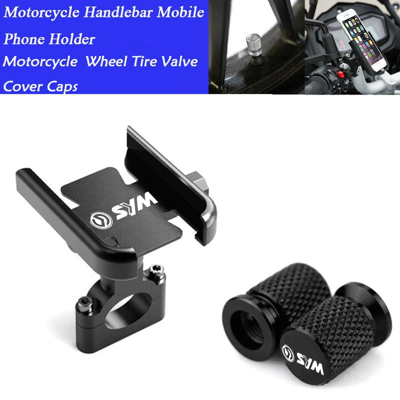 

Motorcycle Accessories handlebar Mobile Phone Holder GPS stand bracket For SYM JP150 GR125 fiddle 3 FNX150 maxsym 400i 600i