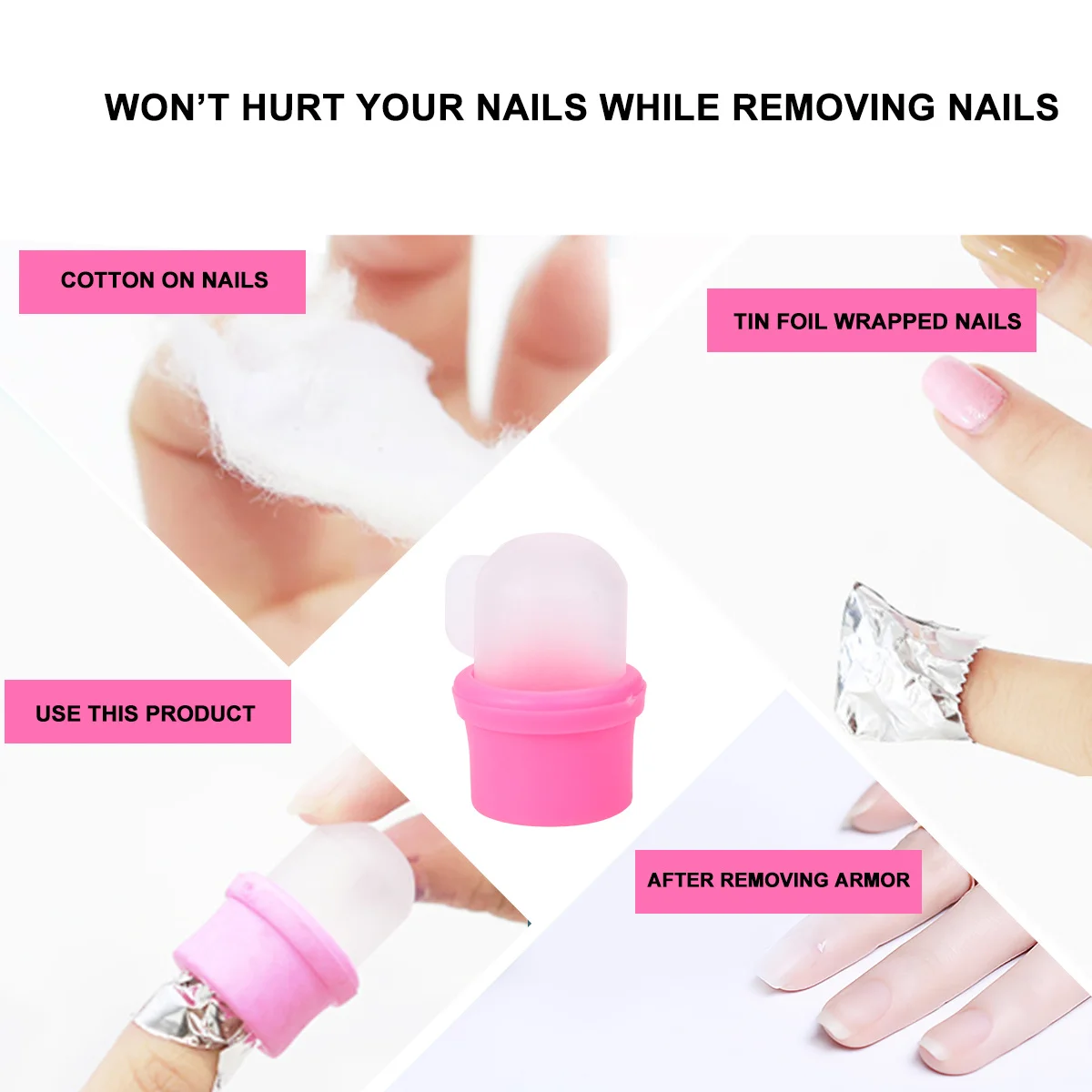 10 قطعة قبعات الأظافر نقع قبالة يغطي ل الأشعة فوق البنفسجية هلام البولندية إزالة قابلة لإعادة الاستخدام مانيكير مسمار معتاد على الأظافر يغطي أدوات دائم مادة Pp #1