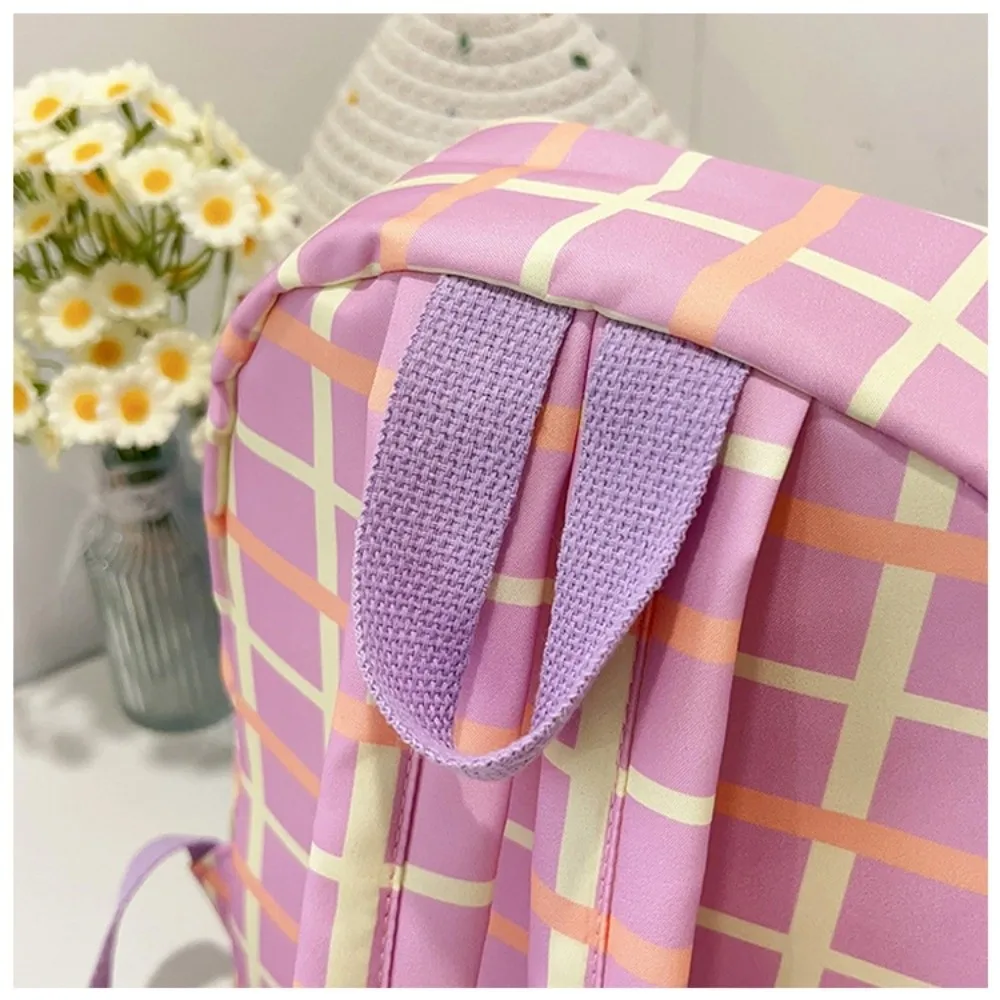 Cute Cartoon Capybara Backpack Breathable Ultra-light Student Schoolbag Large Capacity Nylon Book Bag