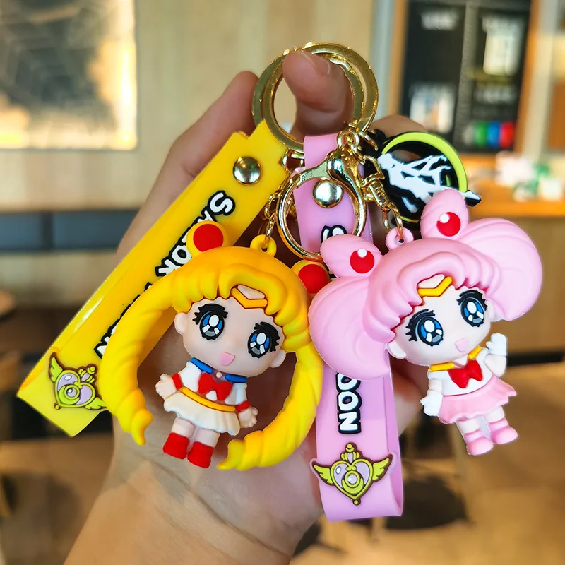 

Cartoon Sailor Moon Keychain Figurine, Perfect Gift Small Christmas Present Ideal Present for Couples and A Girly Heartfeltgift