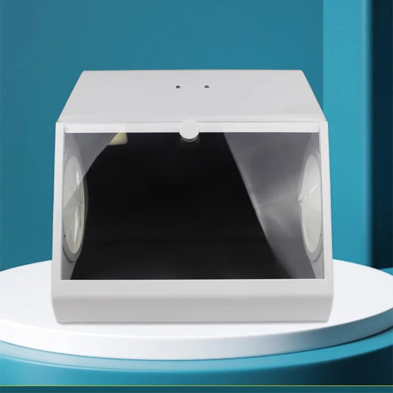 Dental Sandblasting Dustproof Box Alumina Sandblasting Dustproof Box Oral Dust Collection Cover with Filter System