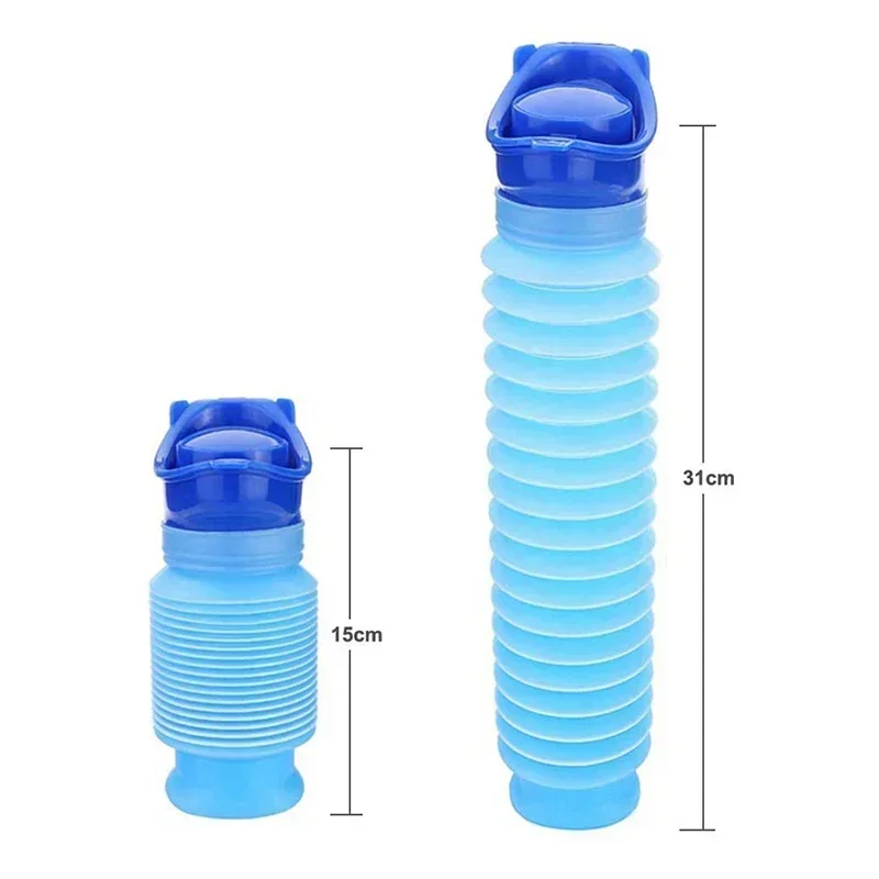 750ml Frauen tragbare Erwachsene einziehbare Urinal Outdoor-Camping Auto Reisen hochwertige Urinal weiche männliche Pinkeln in mobile Toilette