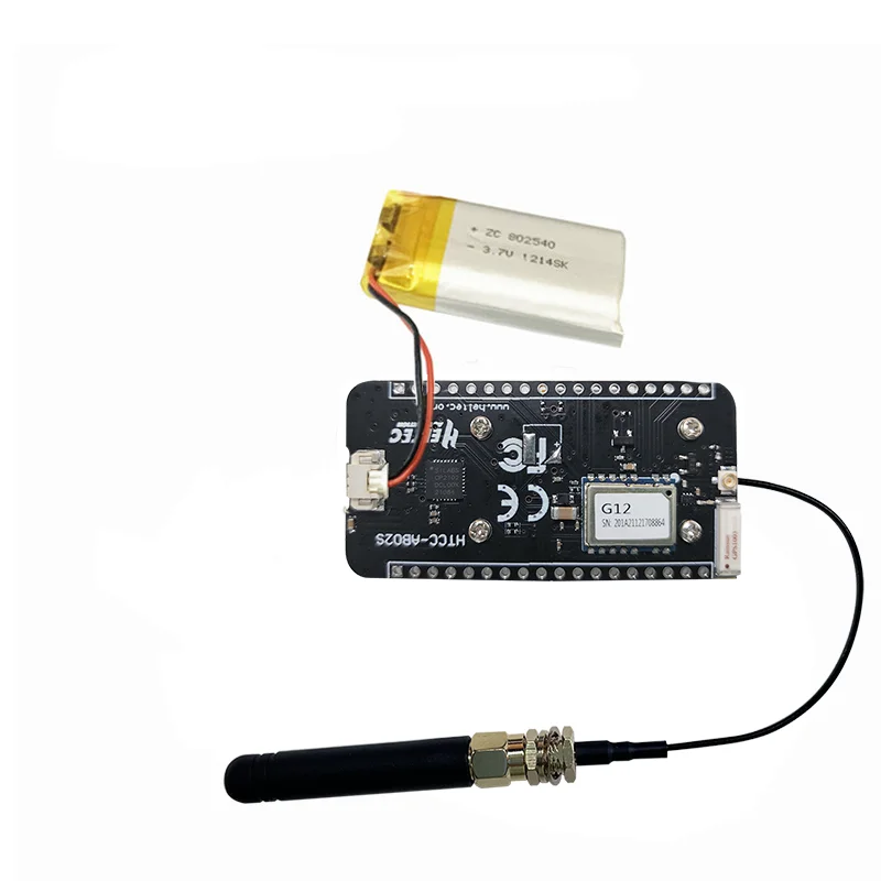İki adet CubeCell GPS-6502 ASR6502 LoRa GPS düğümü / Antenli arduino için LoRaWAN düğümü uygulamaları, Paket çifti