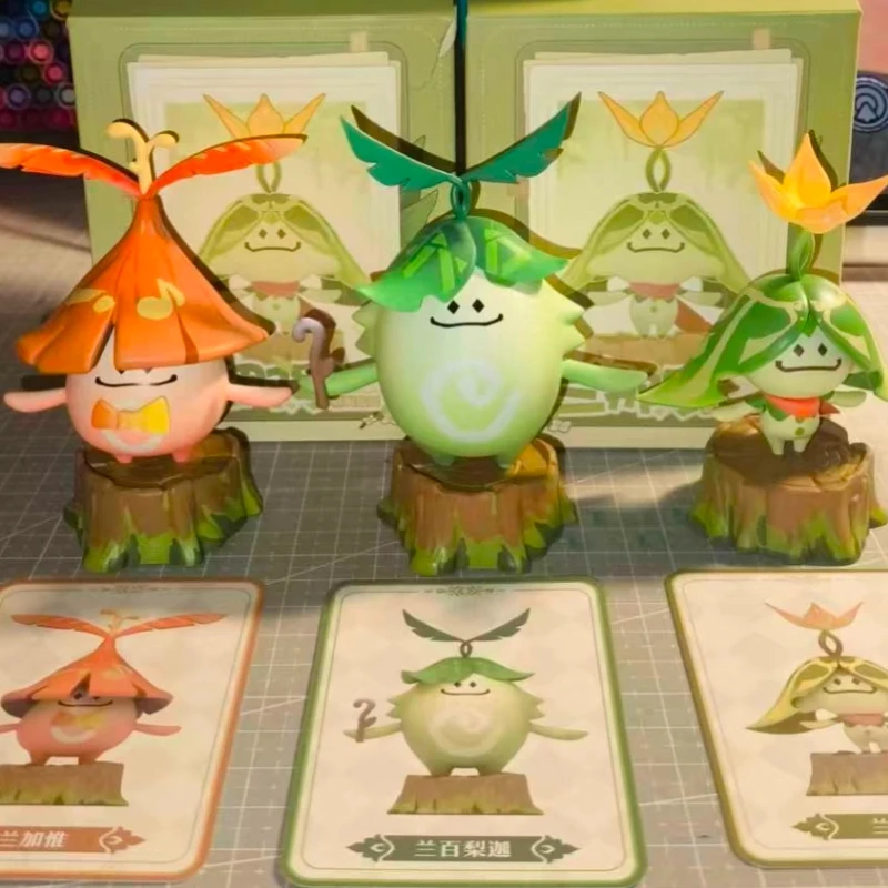 

Подлинная серия Genshin Impact Naga Lannaro, слепая коробка, вырезанная модель Lanrumo Araja, гаражный комплект, настольные декоративные украшения, подарок