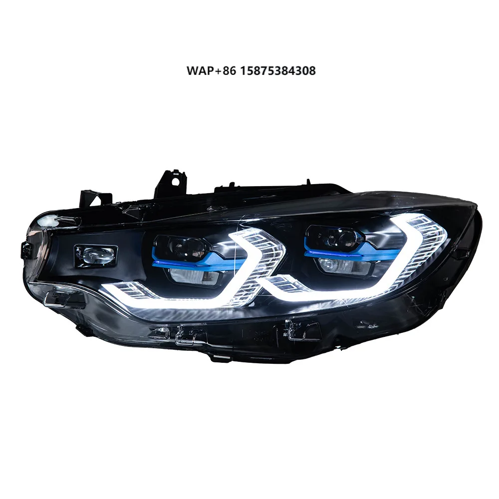 Specifically for 4 Series F32 Modified New G22 Headlight Assembly LED Lens 12V 6000K Dual Light Spoon Headlight