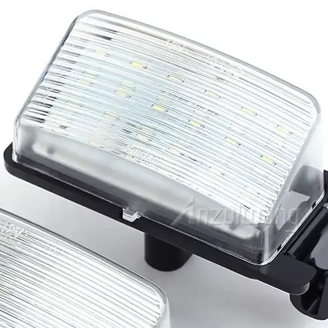 1 Pair Car LED License Plate Lights Number Plate Lamp for Nissan Tiida Livina Versa For Infiniti Nissan Skyline V36 G35 G37 350Z