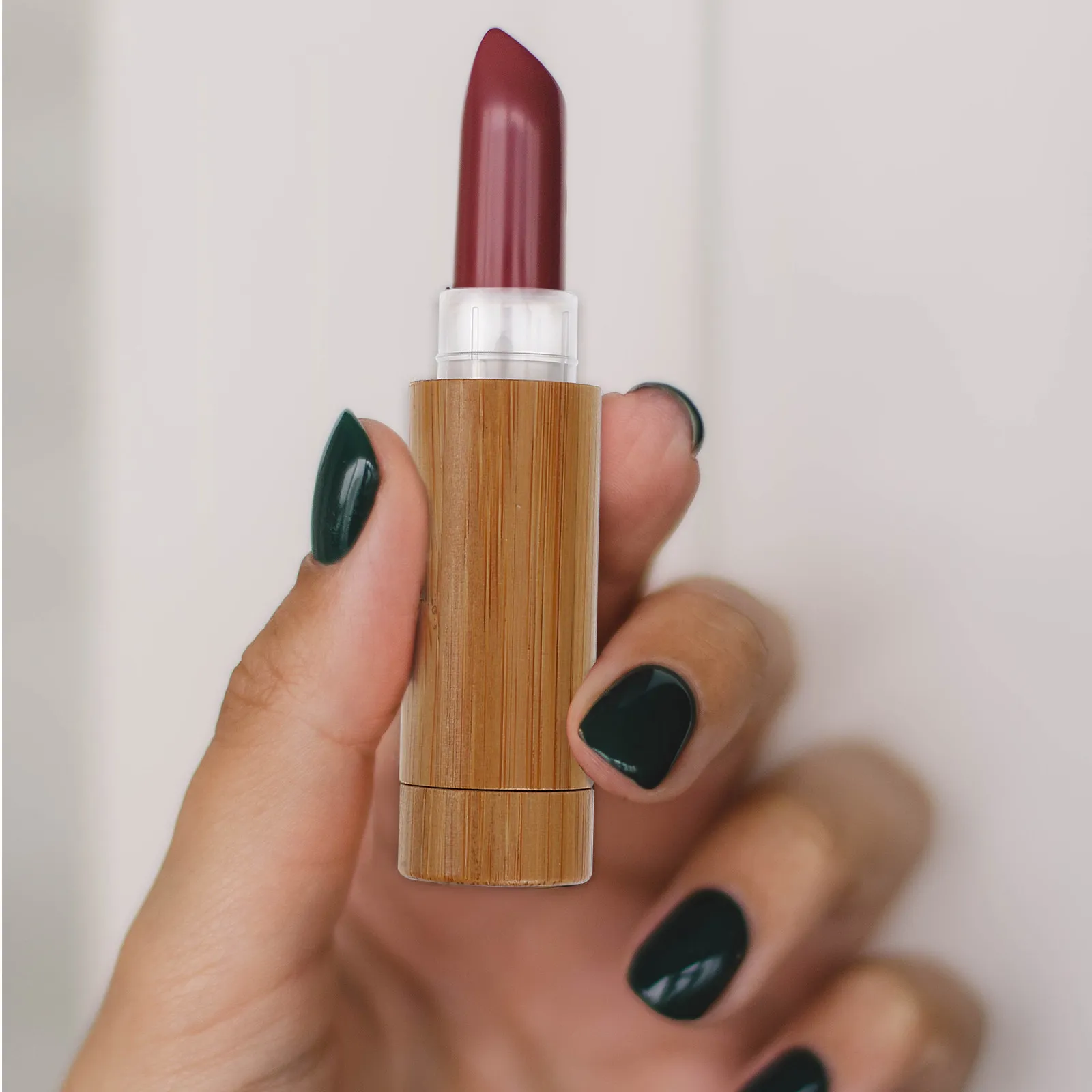 4 stuks bamboe lippenstiftbuizen lege containers kleine draagbare doe-het-zelf lippenbalsemhouder lichtgewicht reisgereedschap