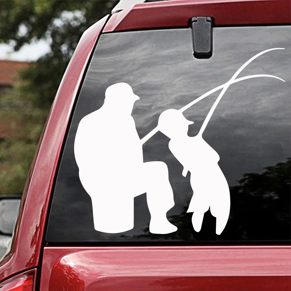 Lovely fishing Car Stickers Art Decals New Design Pattern