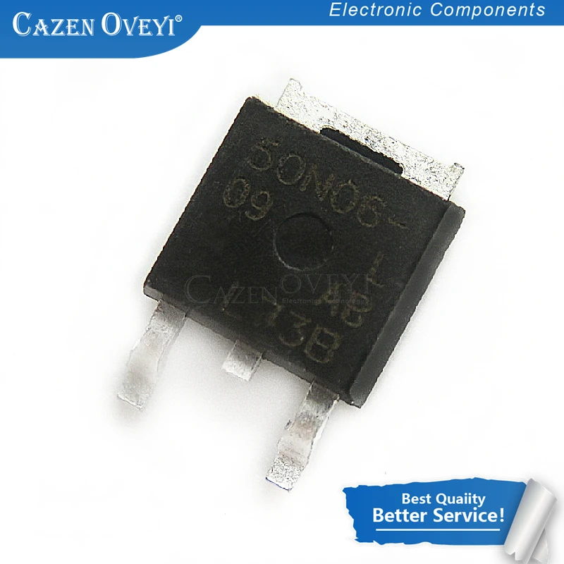 

IC Chipset 5pcs/lot 50N06-09L SUD50N06-09L TO-252 60V 50A In Stock