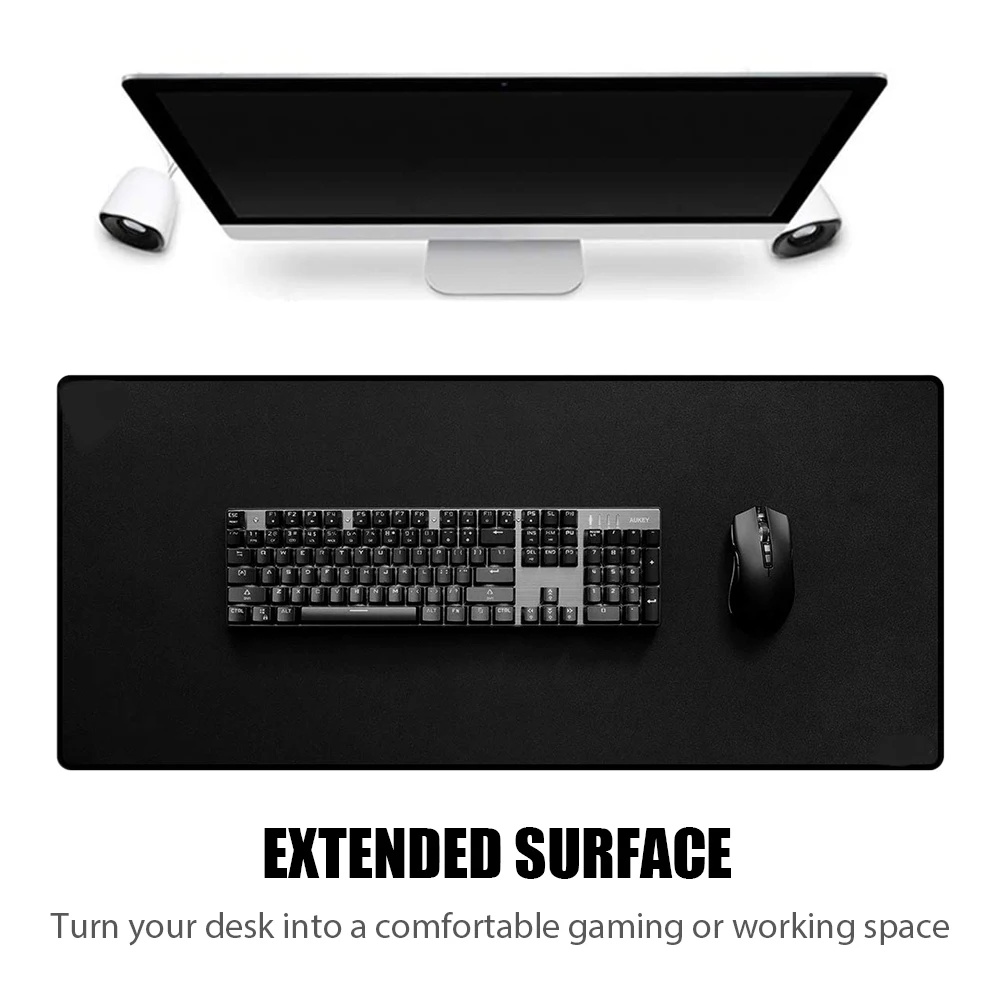 Imagem -02 - Mousepad Base de Borracha Antiderrapante para Computador Portátil Tapete de Rato com Borda Costurada Premium-texturizado