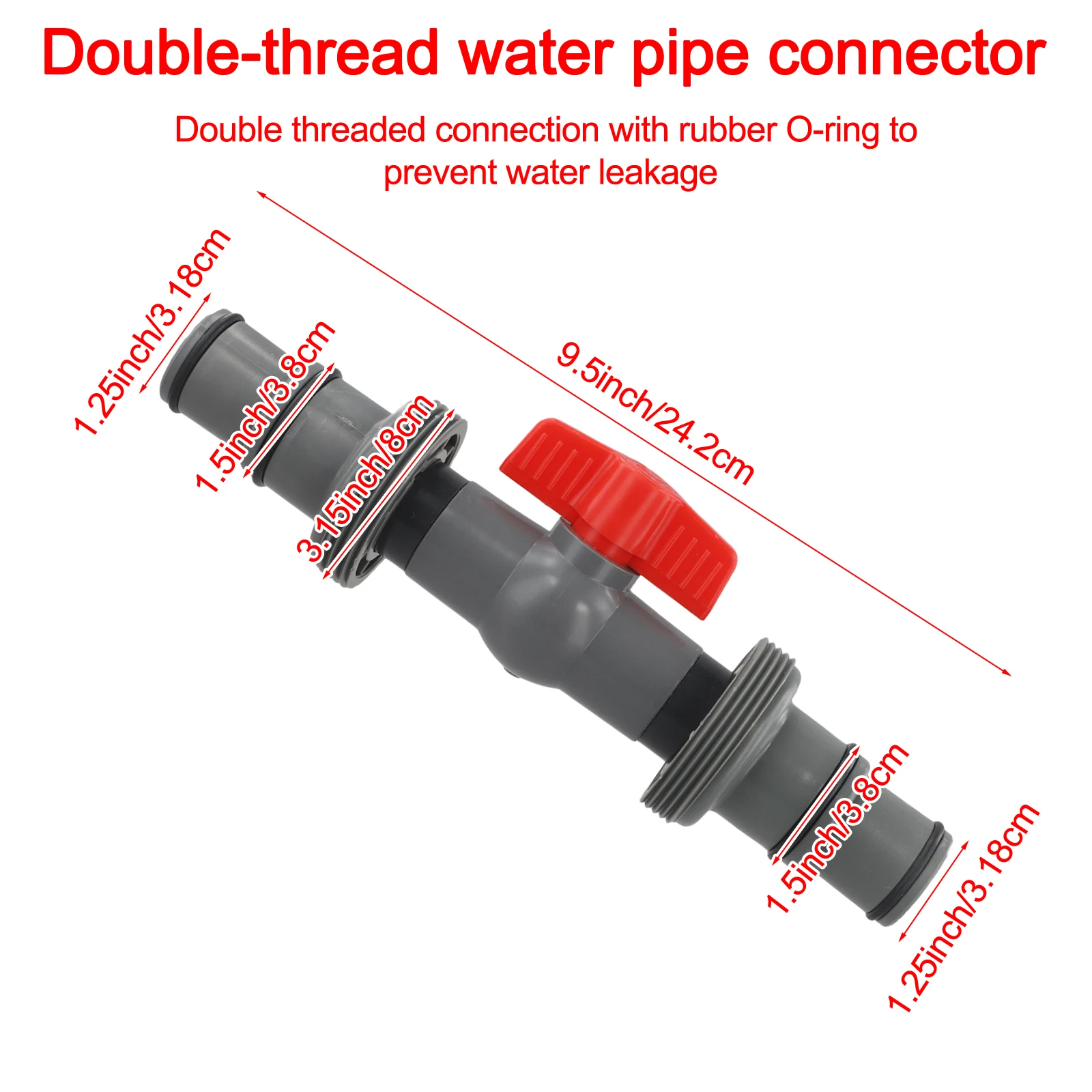 

Соединительный шланг для подключения к обогревателю, для летних мероприятий у бассейна, 24,2 см (9,5 дюймов), оборудование для бассейнов, универсальное применение
