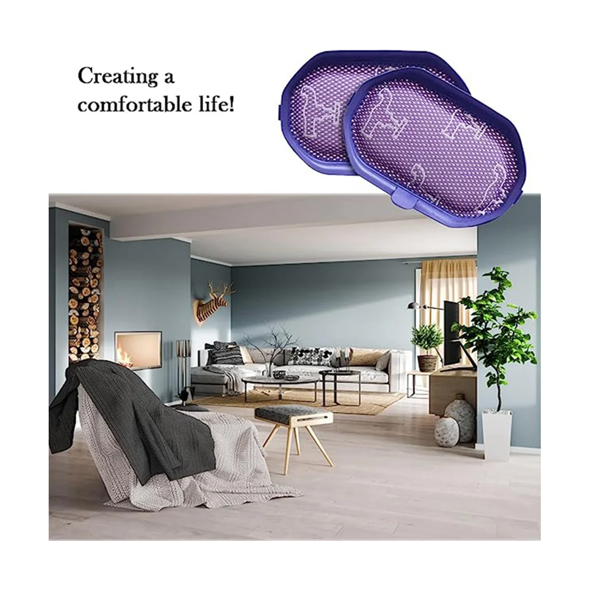 Suitable for Vacuum Cleaner Accessories D30 DC31 DC34 DC35 DC44 DC45 Filter Elements