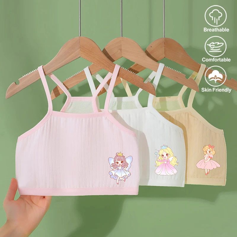 Girls' underwear development stage, primary school students' anti bulge points, 7-12-year-old girls' and children's bras, small