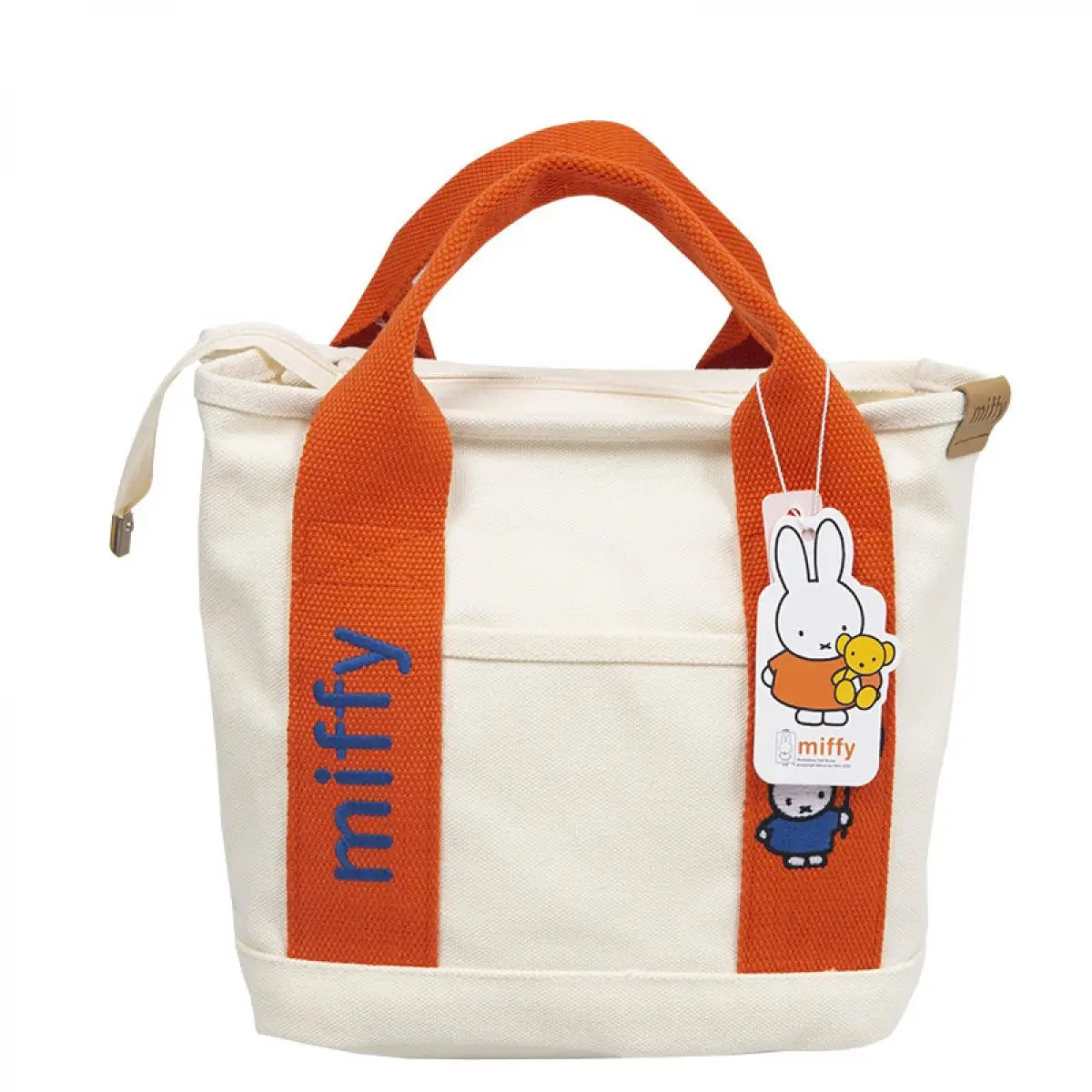 ميفي أرنب Kawaii الكرتون قماش سعة كبيرة واحدة الكتف حقيبة يد نمط جديد لطيف أنيمي حقيبة سفر محمولة