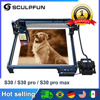 SCULPFUN S30 Laser Engraving Machine with Air-assist S30 PRO S30 pro max DIY Desktop Laser Engraver Cutting Industrial grade