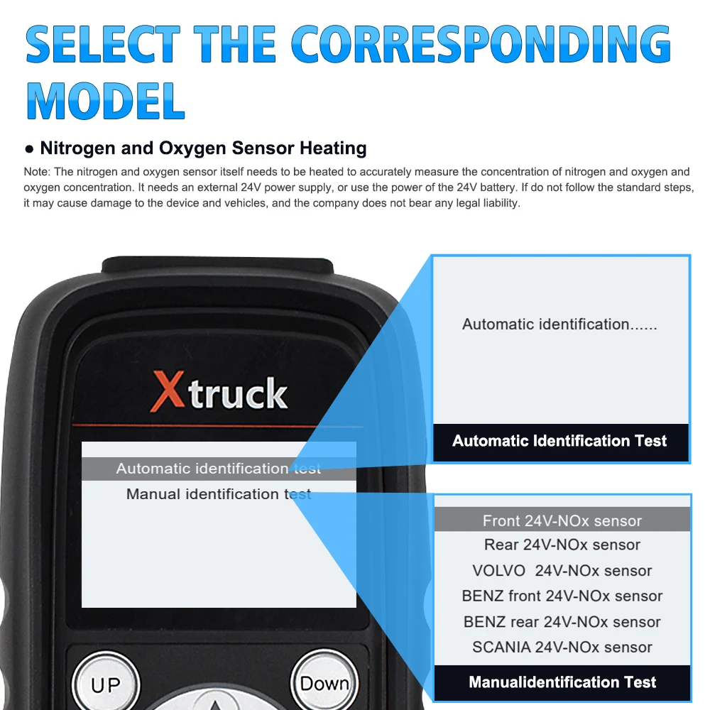 Automotive Machine Scr802 Diagnosis Tools Auto Repair Sensor Tester XTruck Y005 Testing Equipment