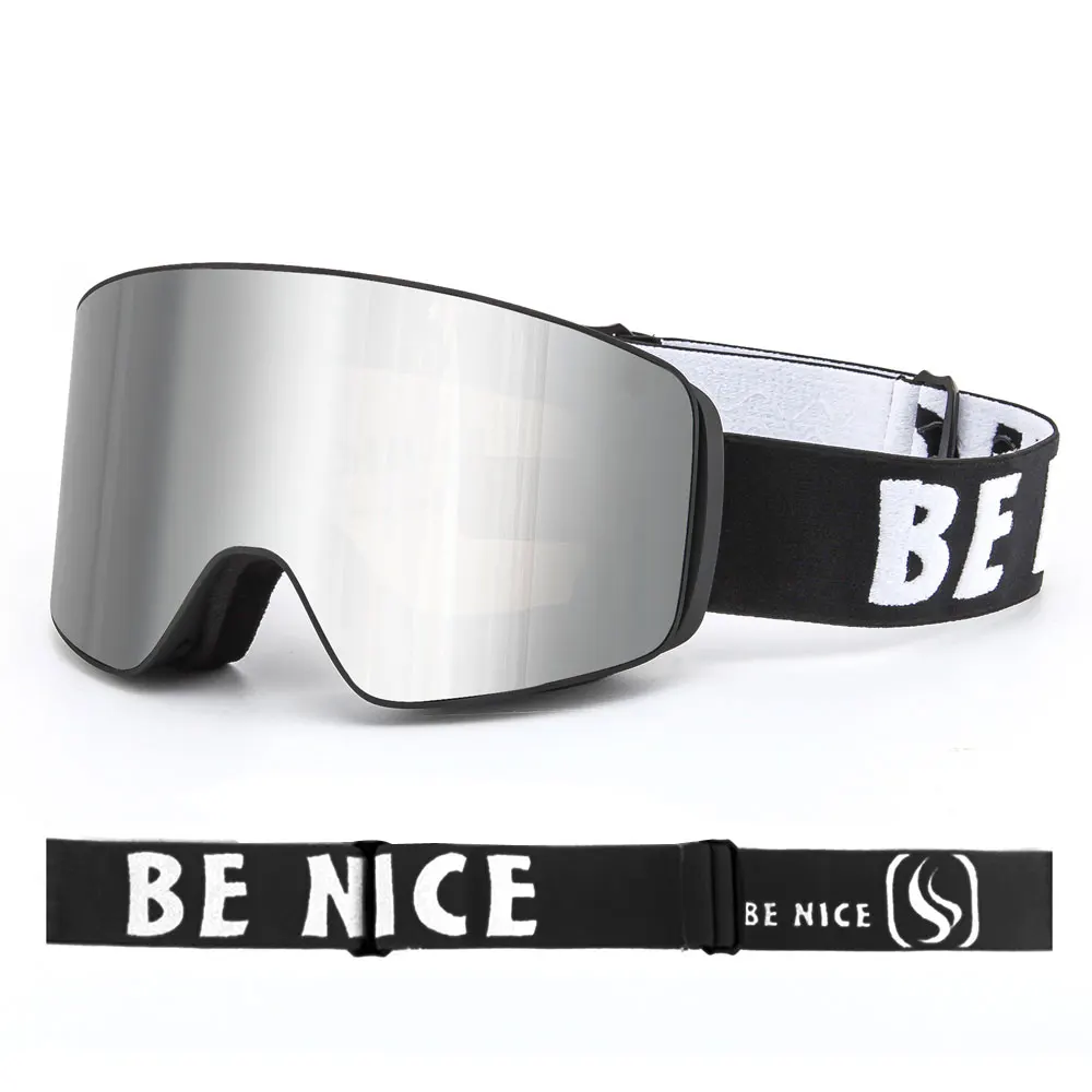 

Магнитные лыжные очки UV400 с двухслойными поляризационными линзами, противотуманные лыжные очки для сноуборда для мужчин и женщин, лыжные очки, очки