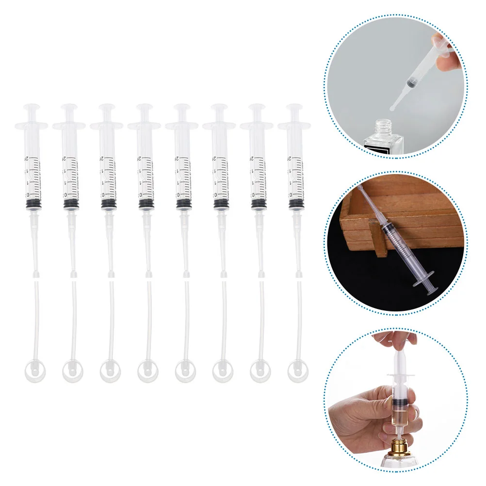 Perfume Dispensing Tool Syringe Without Needle Liquid Dispenser Measuring Plastic Travel Spray Bottles