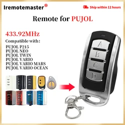 Mando a distancia para puerta de garaje PUJOL NEO TWIN VARIO MARS OCEAN, abridor de puerta, transmisor de 433,92 MHz, cÃģdigo rodante