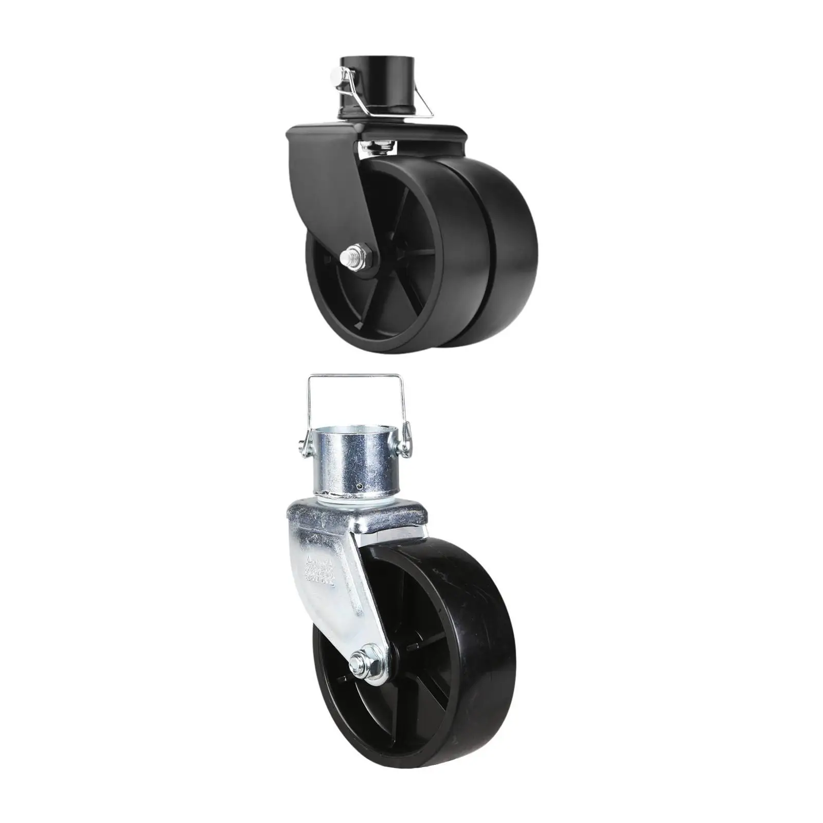 inch Traile Jack Wheel 1200lbs Capacity Directly Replace High Reliability Stable Performance Swirl Jack Caster Wheel