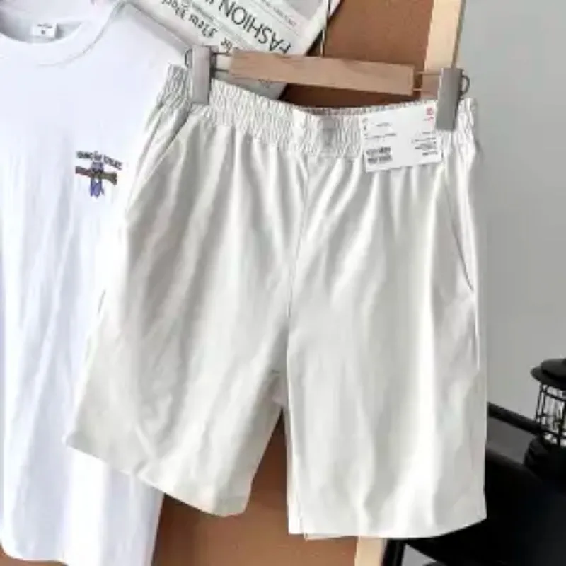 

Мужские спортивные шорты в японском стиле, быстросохнущие, с эластичным поясом, повседневные, 5-дюймовые