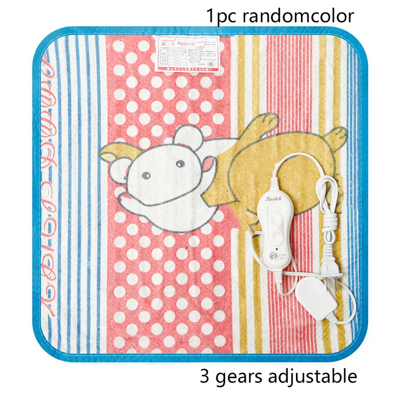 1pc 20W Pet Waterproof Electric Heating Pad 220V Body Winter Warmer Mat Bed Blanket Animals Bed Heater Accessories random