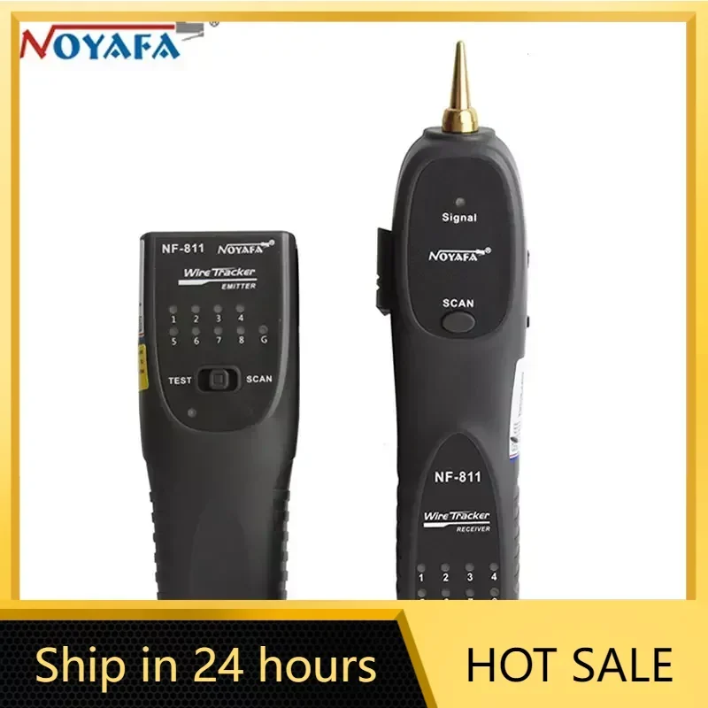 

NOYAFA NEW NF-811 Network Cable Tester RJ11 RJ45 Telephone Wire Tracker Toner Ethernet Cable Detector Line Continuity Test Tool