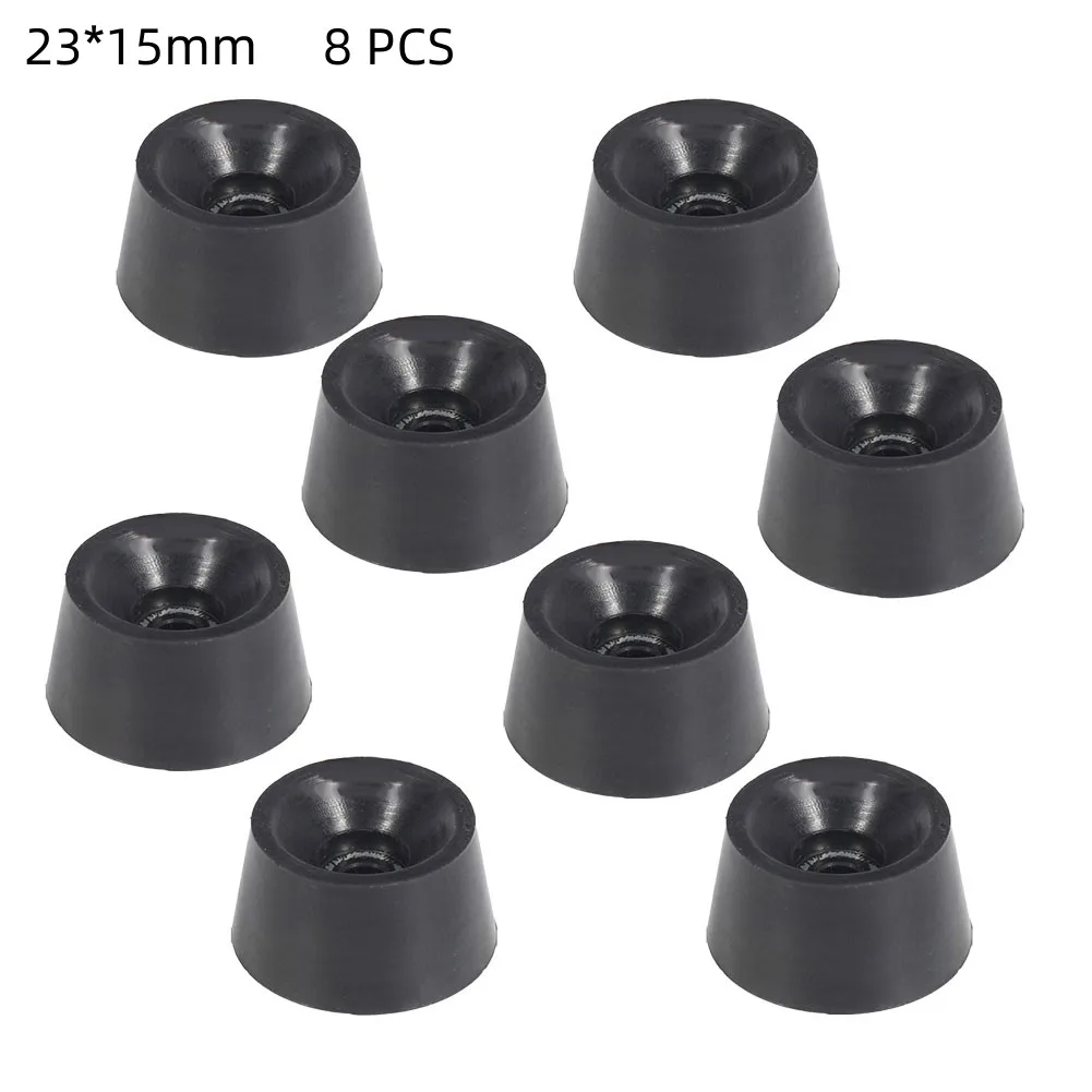Furniture Protection  Rubber Foot Pad for Speaker Cabinet  Chair  Table  Prevents Floor Dents and Scratches  Set of 8