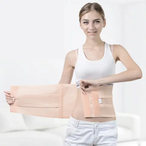 여성용 통기성 복부 벨트, 산후 복부 벨트, 고정 후 얇은 허리 스트레치 바인딩 벨트, J2297