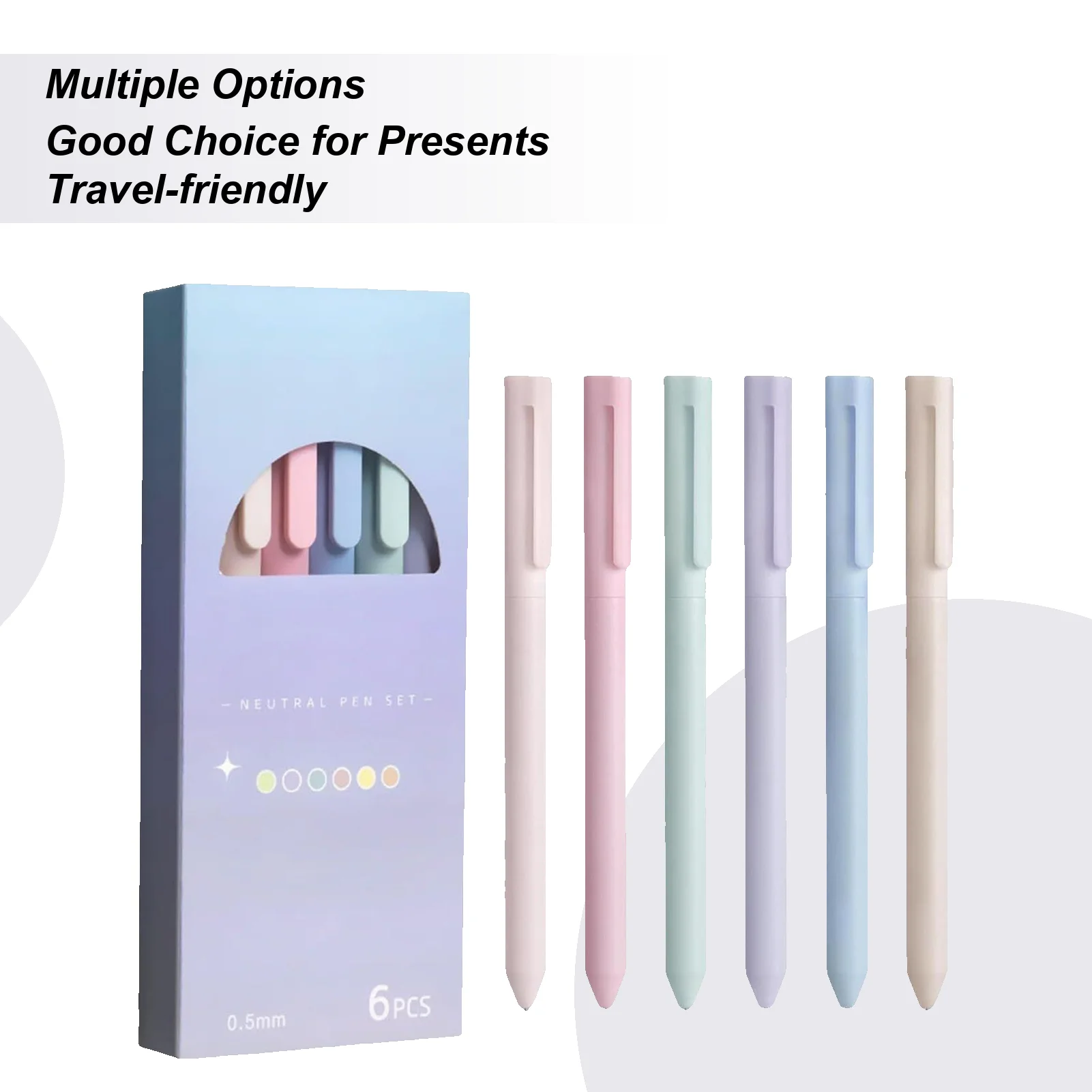 

Цветные гелевые ручки, 6 шт., цветные чернильные ручки, канцелярские принадлежности, ретро водяной карандаш для рисования, путешествий, дня рождения, классной комнаты, рабочего места