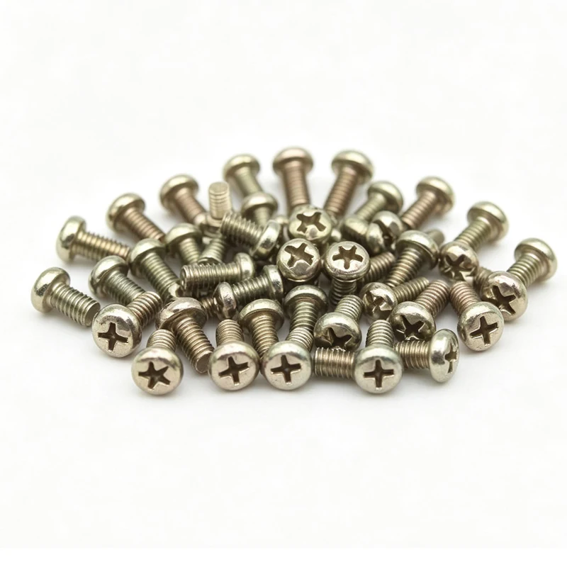 20pcs/lot M3 Screws 3x6mm, 3*6mm Pan Head Cross Machine Screws, Carbon Steel Fasteners for Electronic DIY Circuit Board