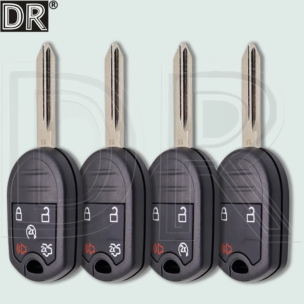 

DR Car Remote Key Shell Case For Ford Edge Expedition Mustang F150 F250 F350 Super Duty Escape Taurus Mazda Tribute FO38 Blade