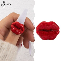 Lip Shape Finger Ring Statement Finger Jewelry Accessories Punk Style Ring Gift