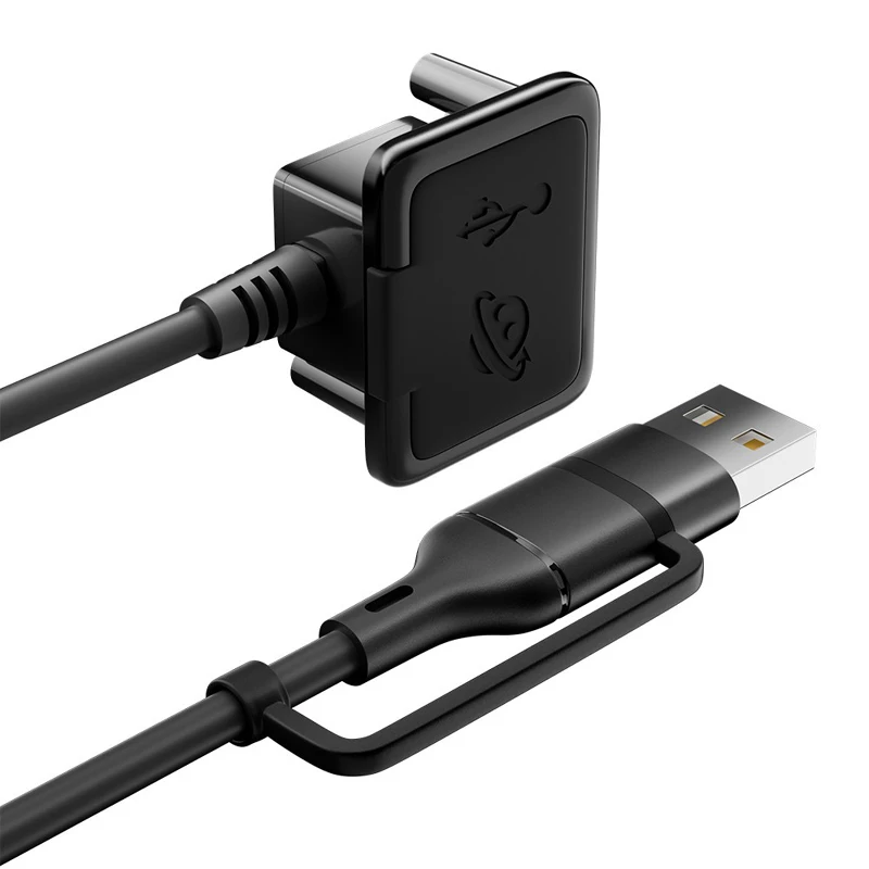 50CM External USB 3.0 Type-c Charging Port Interface Adapter Data extension  Cable for Backpack Laptop Bag Schoolbag