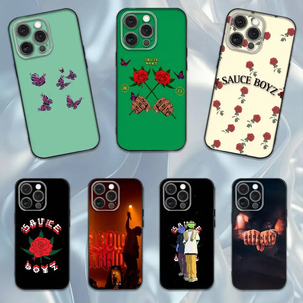 

E-Eladio Carrion Sauce Boyz Phone Case For iPhone 16e,16,15,14,13,12,11,Pro,X,XS,Max,XR,Plus,Mini Soft Black Cover