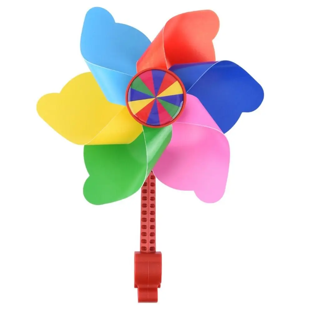 Kids Bicycle Windmill Cartoon Colorful Pinwheel Long Pole/ Short Pole Windmill Scooter Decorative Accessories Cycling Windmill